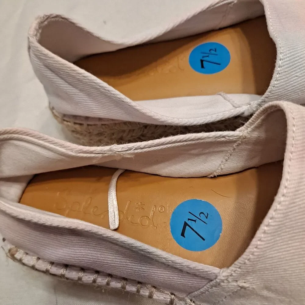 Splendid Womens Laney Espadrille Slip On Shoe Size 7.5 Pastel Tie Dye